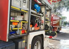 Incendio ad Olgiate Olona: fiamme nel capannone, decisivo l’intervento dei Vigili del Fuoco